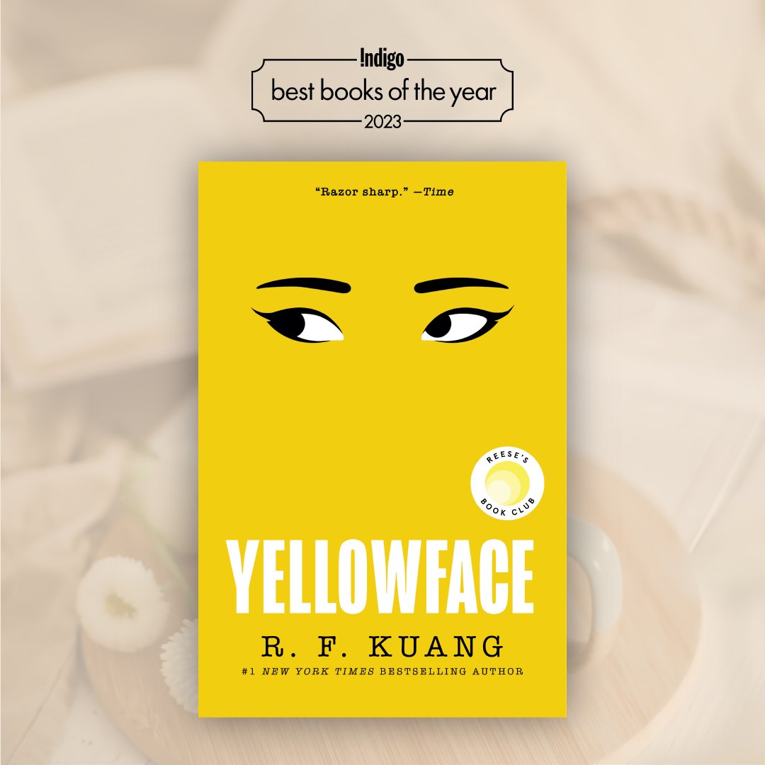 HarperCollinsCa's tweet photo. We're thrilled to share that @kuangrf's #Yellowface, @JeanKwok's #TheLeftoverWoman, Ava Reid's #AStudyInDrowning, and Jory John & @peteoswaldart's #TheBigCheese have been named @chaptersindigo's #BestBooksOfTheYear 🎉
Shop the sale (30% off!) below ⬇️ https://t.co/74nRhLlqQT