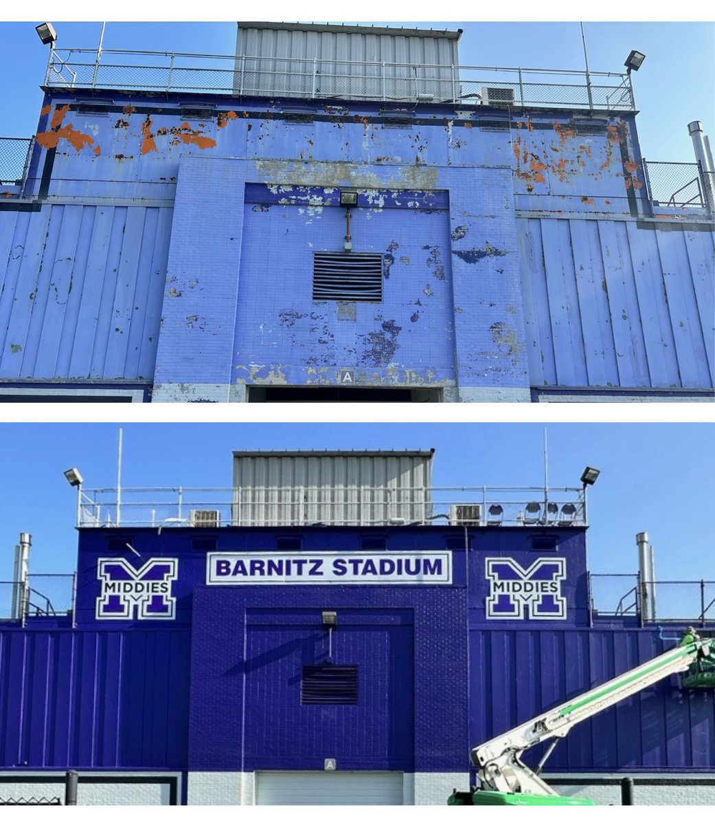 BaynumSolutions's tweet image. A sense of camaraderie and belonging was created here- all from the power of color! Incorporating school colors into this stadium’s design reinforces school spirit and pride of place.
#BaynumSolutions #ThePowerofColor #Schoolspirit #ColorInspiration