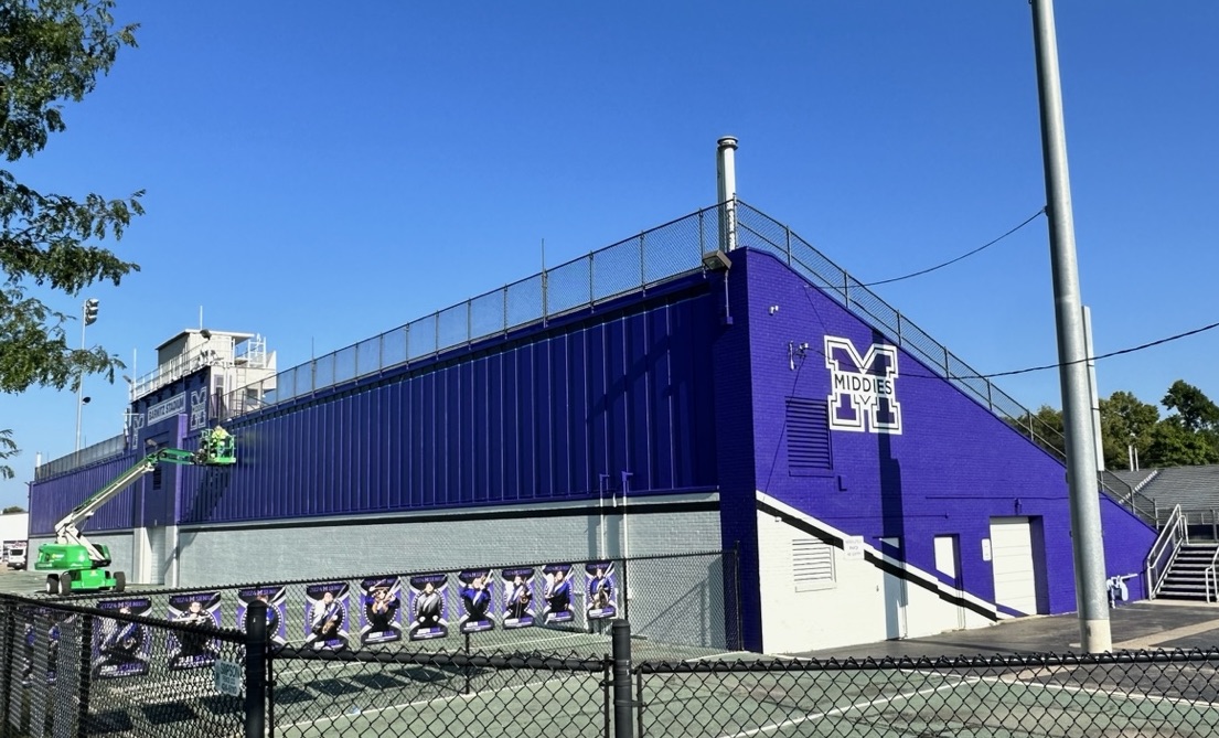 BaynumSolutions's tweet image. A sense of camaraderie and belonging was created here- all from the power of color! Incorporating school colors into this stadium’s design reinforces school spirit and pride of place.
#BaynumSolutions #ThePowerofColor #Schoolspirit #ColorInspiration