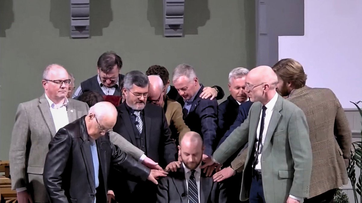 freechurchscot's tweet photo. Last night Rev. Dr. Zachary Purvis was ordained as a Free Church of Scotland minister and inducted as Lecturer in Church History to @ETS_Edinburgh 

Read More: https://t.co/HAbi8HlHlI

#fcos https://t.co/P24aHgh6KI