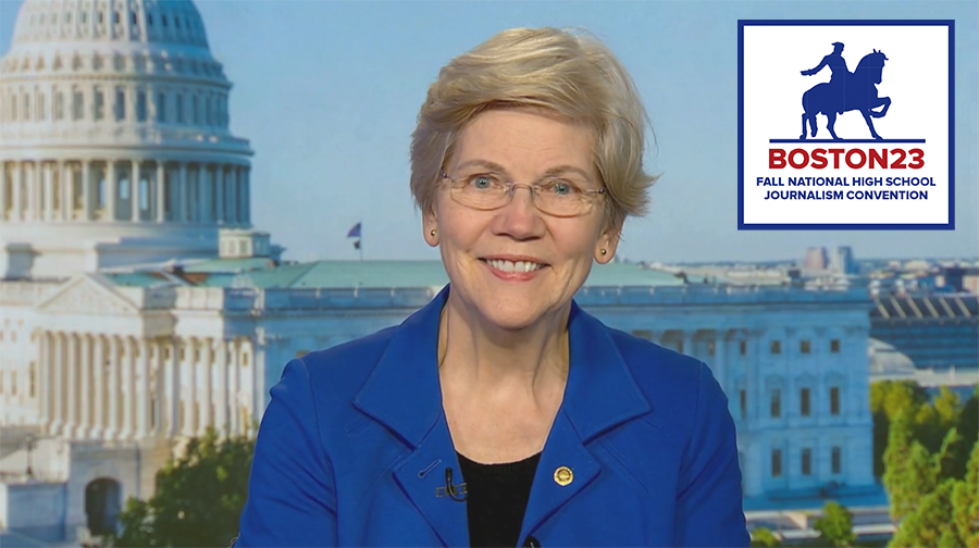 Journalists are crucial, says Sen. Elizabeth Warren, who welcomes you to the Fall National HIgh School Journalism Convention in her home state. See you in Boston! #NHSJC @NHSJC  
ow.ly/YIR650Q14Or