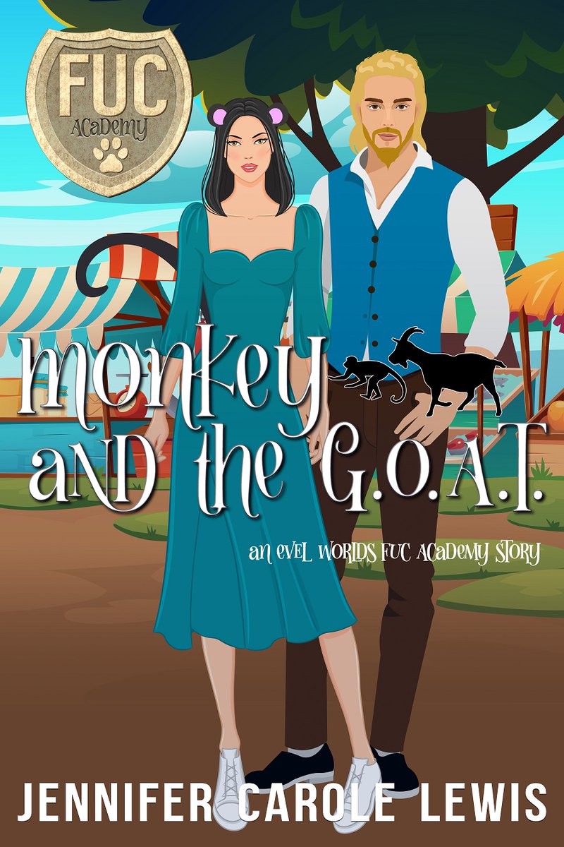 A monkey-shifter thief and a goat-shifter agent on the run from the mob in Bogota, Columbia.

books2read.com/u/meze2R 

#shifterromance #romanticcomedy #romcom #FUCNA #FUC #magicalacademy