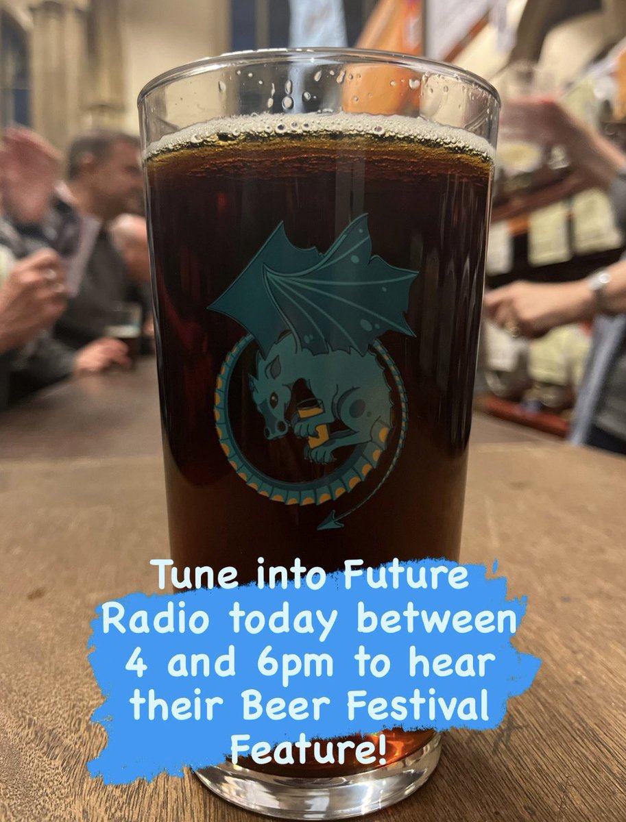 Listening to the radio between 4-6pm? Tune in to Future Radio to catch a snippet on the beer festival!