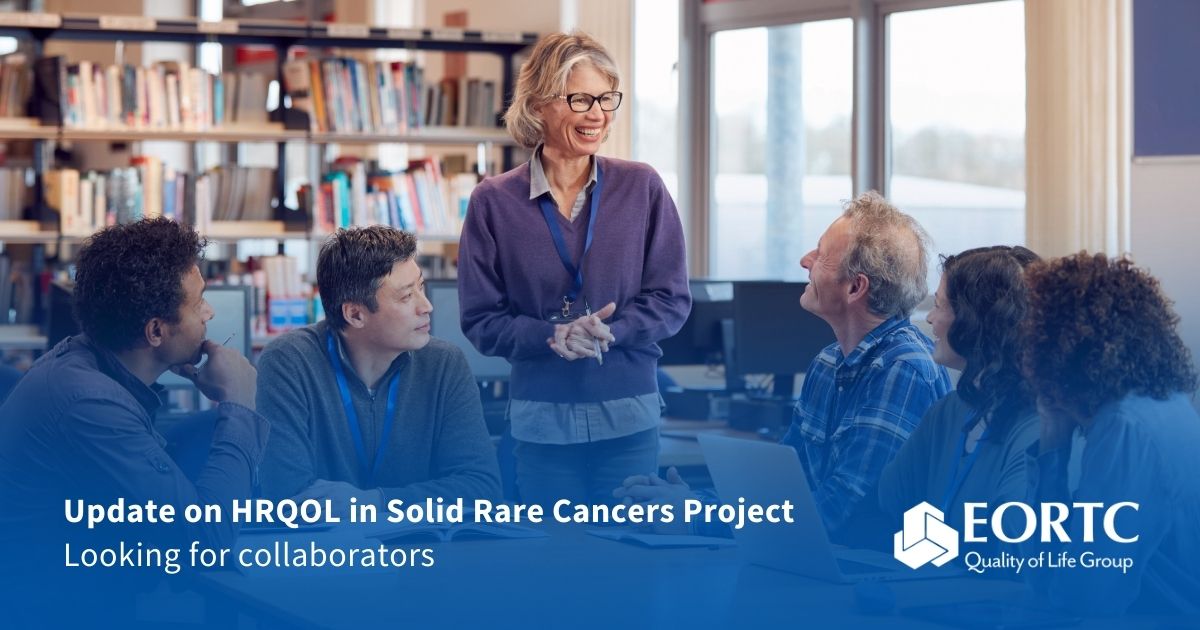 📣<a href="/EORTC/">EORTC</a> #QualityofLife Group project "Health-related quality of life measurement strategy in solid #RareCancers" is looking for collaborators with expertise in specific <a href="/ERN_EURACAN/">EURACAN</a> cancer subgroups.

More info on project &amp; contact details if interested👇
qol.eortc.org/update-on-heal…