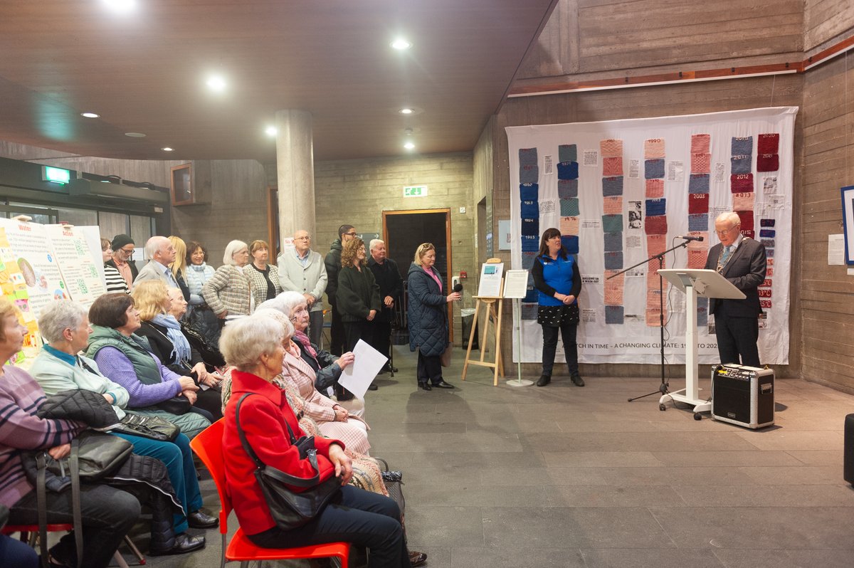 Consumers can join the <a href="/Cities2030/">Antonio Gomez Merino</a> conversation by taking our 'Sustainability, Food Choices and Climate Action' survey➡️bit.ly/408TR8p

The survey poster sits alongside climate action exhibits made by local artists &amp; community groups on display in Central Library now🙏