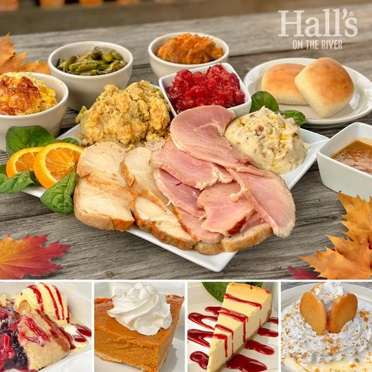 hallsontheriver's tweet photo. Looking to host the ultimate holiday party without the hassle of cooking? Look no further! Let our expert catering team take care of everything, so you can enjoy the festivities stress-free. https://t.co/aTUtzUXA3X https://t.co/i2rrdBg1Js