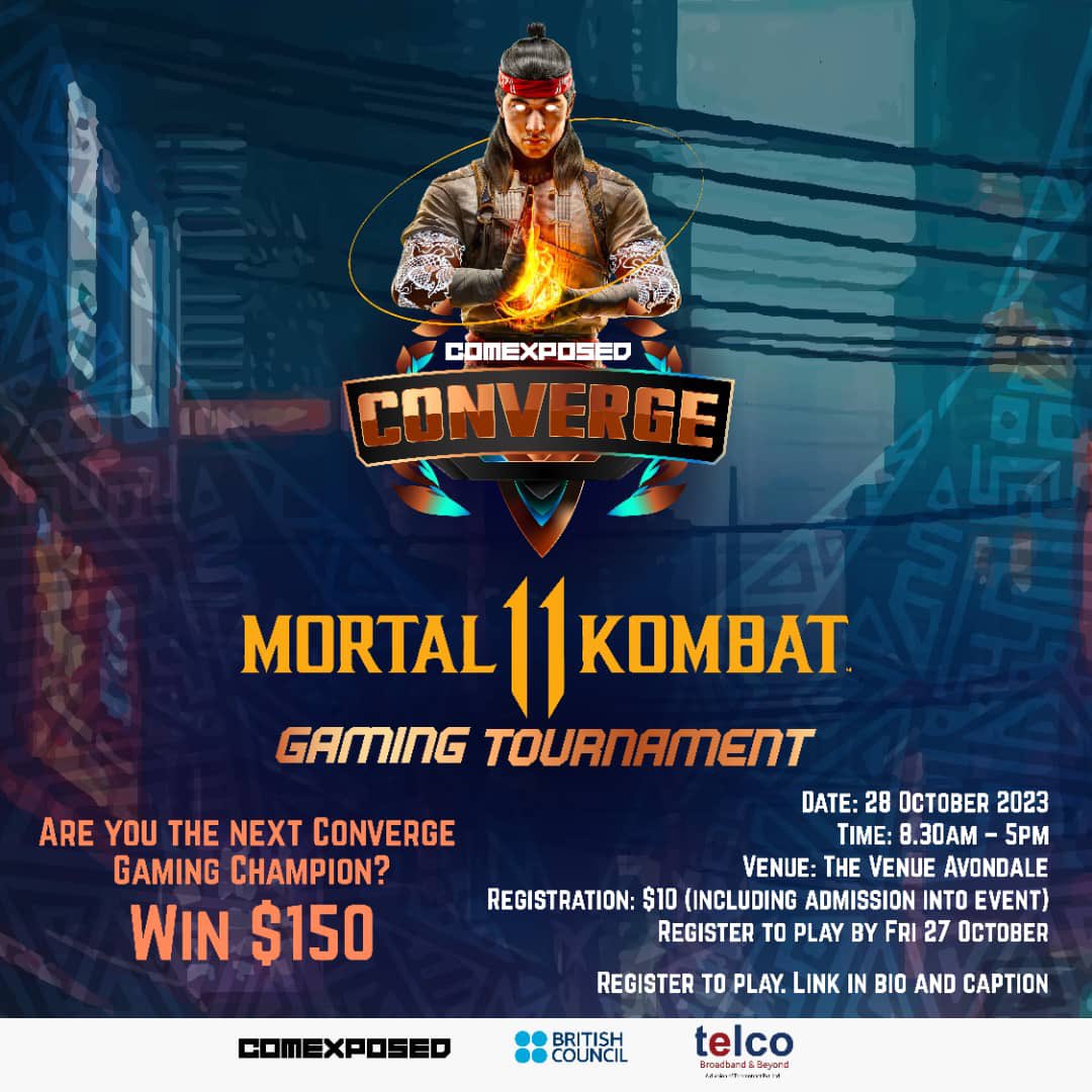 Hey, gamers! Do you have what it takes to unleash your best combos and claim the MK 11 throne? 

This is your chance to prove you're the best of the best.

Don't let this opportunity slip away. 

28 October 2023
The Venue Avondale, Harare
0900-1700