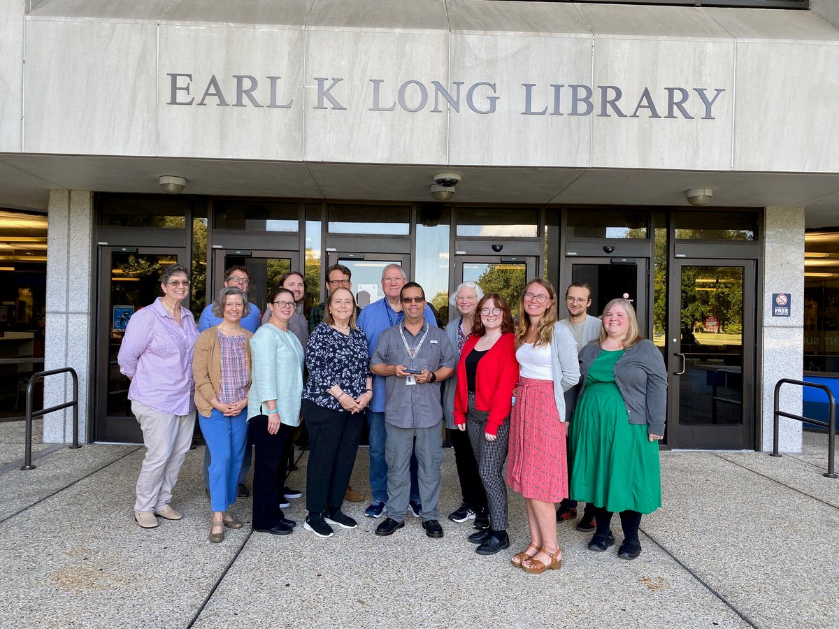 We've already boasted about our Louisiana Library Network's Library of the Year Award (thanks <a href="/louislibraries/">LOUIS Libraries</a>!)

But we thought we better boast about something more important: the incredible team at #unolibrary that made it happen!