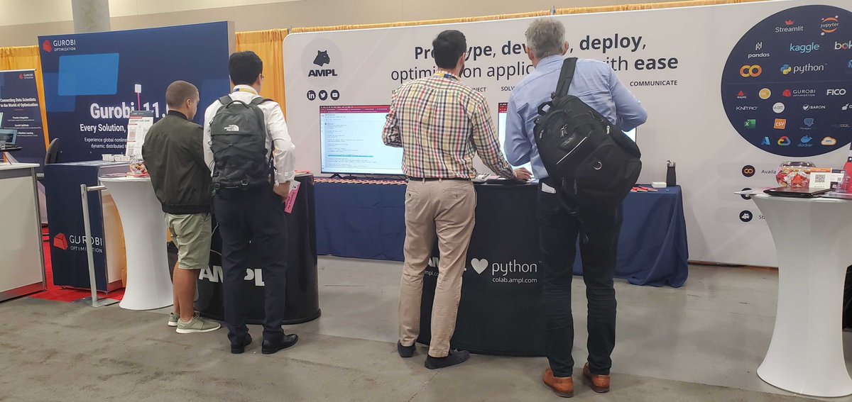 AMPLopt's tweet image. We had an amazing time in Phoenix at @INFORMS2023  last week!🌵Huge thanks to everyone we spoke with at last week’s INFORMS conference!🚀Special shout-out to those who attended our workshop and tutorials; your engagement was remarkable. Let’s keep this momentum going!#informs2023