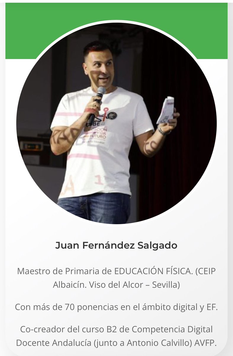 Patricia Huertas (@reketepatri81) on Twitter photo <a href="/juanjovergara/">juanjovergara</a> <a href="/leonidasarjona/">Leónidas Arjona</a> <a href="/cepantequera/">cepantequera</a> <a href="/caotico27/">Antonio J. Calvillo</a> <a href="/ramon_besonias/">Ramón Besonías</a> Fichamos en <a href="/EABE2023/">EABE23</a> a <a href="/maestrojuanma/">Juanma Fernández</a> un gran descubrimiento 👨🏽🏫 que impartirá un taller de Cultura y Práctica Digital ahora que estamos en plena 🌊 de la CDD 🦾 (cualquier duda del B2… él te la resuelve 😆) <a href="/juanjovergara/">juanjovergara</a> <a href="/leonidasarjona/">Leónidas Arjona</a> <a href="/cepantequera/">cepantequera</a> <a href="/caotico27/">Antonio J. Calvillo</a> <a href="/ramon_besonias/">Ramón Besonías</a> Fichamos en <a href="/EABE2023/">EABE23</a> a <a href="/maestrojuanma/">Juanma Fernández</a> un gran descubrimiento 👨🏽🏫 que impartirá un taller de Cultura y Práctica Digital ahora que estamos en plena 🌊 de la CDD 🦾 (cualquier duda del B2… él te la resuelve 😆)