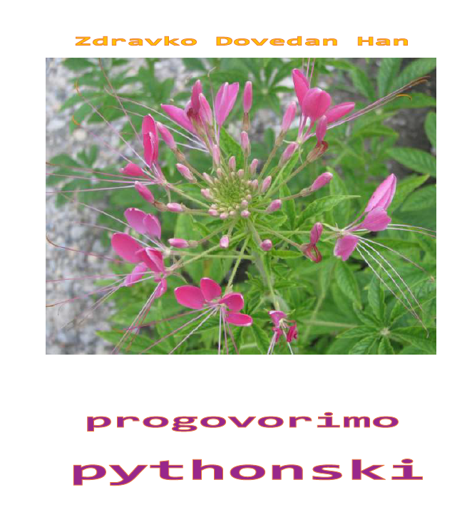 DPleskonjic's tweet photo. Besplatna knjiga "Progovorimo pythonski" - Zdravko Dovedan Han!

Profesor Zdravko Dovedan Han je velikodušno stavio svoju knjigu “Progovorimo pythonski” na raspolaganje zajednici. Možete je preuzeti sa mog ličnog veb sajta. Link se nalazi ispod ove objave.

Zdravko Dovedan je jedan od profesora od kojih smo mnogi od nas učili programiranje u različitim programskim jezicima. Ovim želim da mu se zahvalim na ovom velikodušnom gestu, a takođe i na svemu što je učinio za brojne generacije studenata.

Da napomenem da, ako koristite materijale iz njegove knjige u bilo koje svrhe, bilo bi uljudno i ispravno da navedete ovu knjigu kao izvor (referencu).

https://t.co/6CIPKT4m33

#Python #Programming #Software #Programiranje #ProgramskiJezik