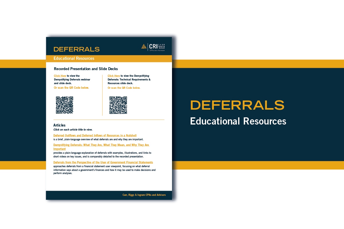 CRIadvisors's tweet image. Looking to master the art of deferrals? We&apos;ve got you covered with this comprehensive study guide! 💼💡

Scan the QR code or click the link below for more.
cricpa.com/insight/deferr… 

#CRIcpa #StudyGuide #FinancialKnowledge #DeferralStrategies