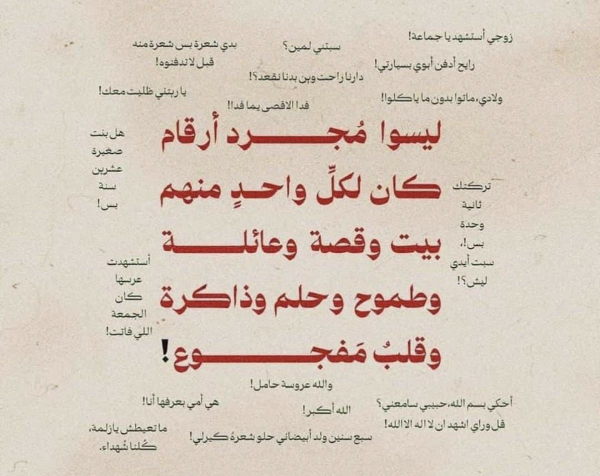 adhamsharkawi's tweet photo. ليسوا مجرّد أرقام ! https://t.co/QFEyPUXCZZ