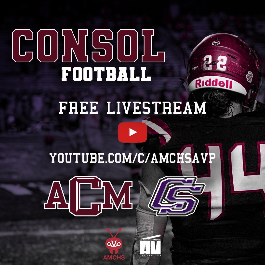 ⚡️FRIDAY NIGHT FRIGHTS!⚡️
CONSOL VS CSHS LIVESTREAM
HALLOWEEN FRIDAY!
LIVE ON YOUTUBE!
LINK IN BIO!

youtube.com/c/amchsavp