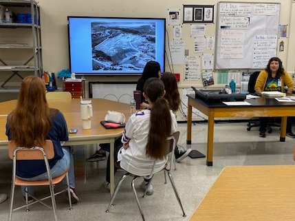 Thank you to Tanis Winslow, Director of Education &amp; Interpretation <a href="/ArtparkNY/">Artpark</a> , for sharing the history of Artpark and helping Gallery Project students get started on their research for the upcoming Artpark exhibition at LEVEL Art Gallery.