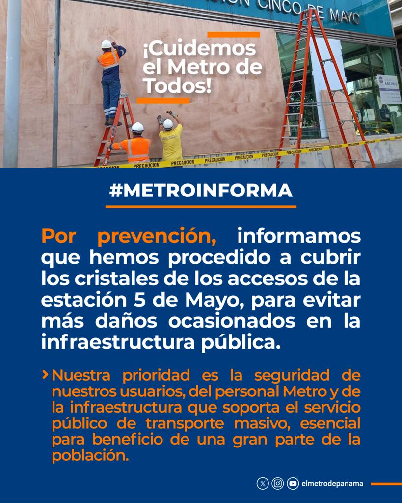 #Comunicado @metrodepanama