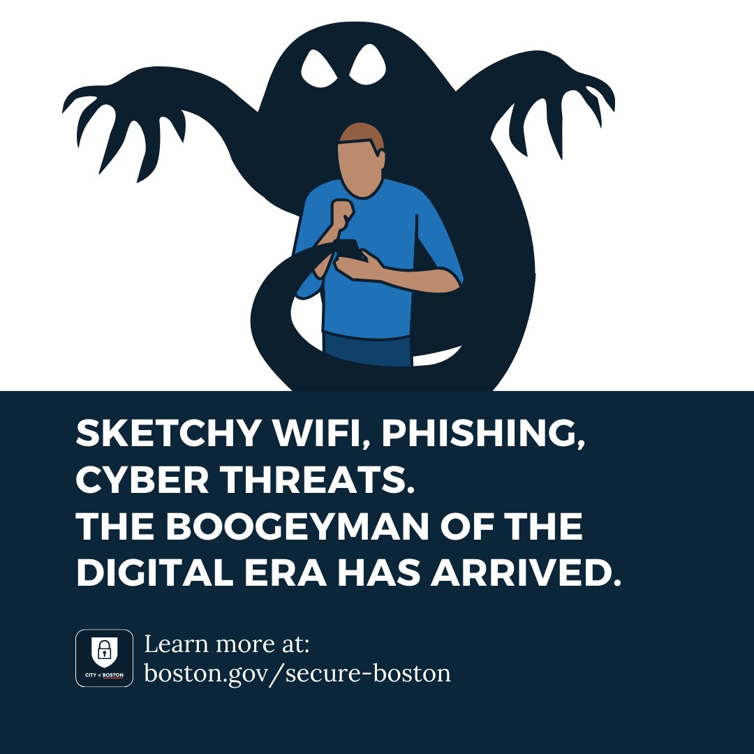 🎉Exciting news!  Introducing the Secure Boston App - Your all-in-one solution to safeguard against Wi-Fi, phishing, and cyber threats. Download now to stay secure online and protect your data.  

Learn more at boston.gov/secure-boston. #CybersecurityAwarenessMonth #SecureBoston