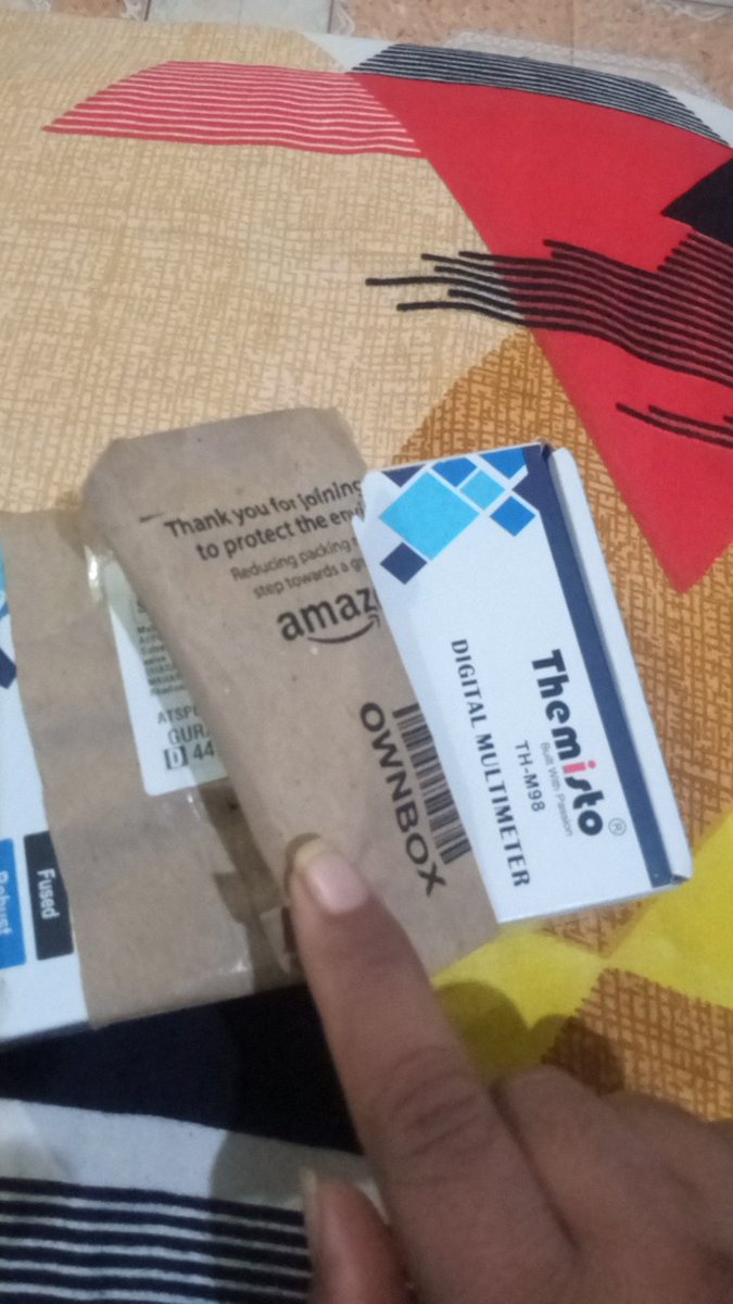 maheshrade's tweet photo. I was purchased multimeter from @amazonIN . Product received but no safety packing, no wrapping just  product box. One could easily change or steal electronic product. Thanks God no damages with product but it's poor packing not acceptable. https://t.co/FBQmFHqK4g