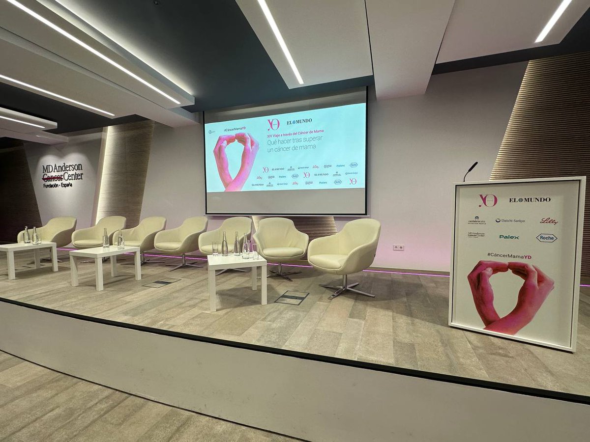 🚨COMENZAMOS el evento ‘Viaje a través del cáncer de mama: Qué hacer tras superar el cáncer de mama’ #CáncerMamaYD 🤝Organizado por: @yo_dona @PalexMedical @DaiichiSankyoES @LillyES @MDAnderson_ES @CantabriaLabsES y @Roche 👇Sigue el directo con nosotros