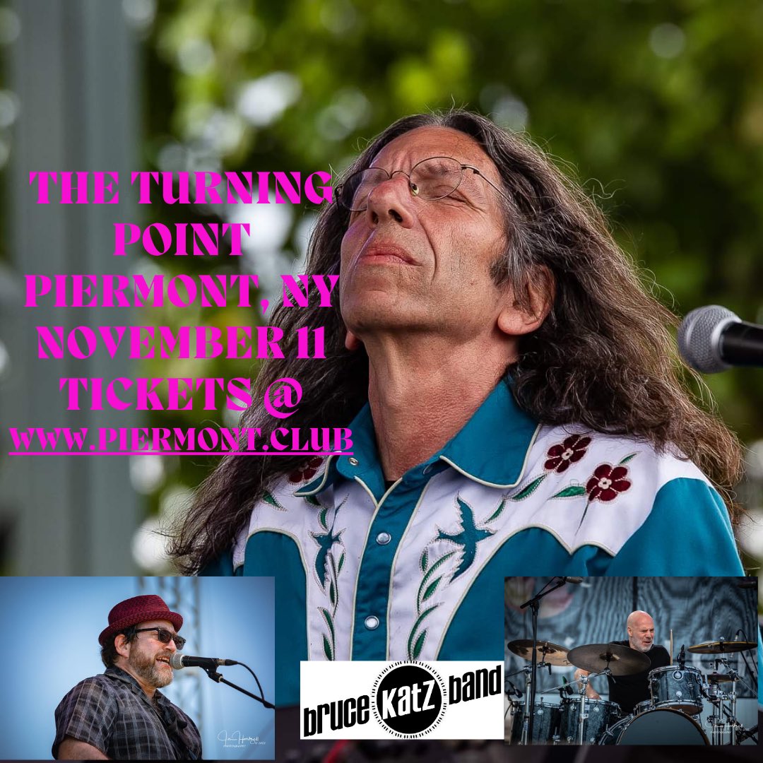 ⁦@Brucekatzblues⁩ #NewYorklivemusic #BruceKatzBand playing the Turningpoint #Piermont #NovemberMusic tickets: Piermont.club