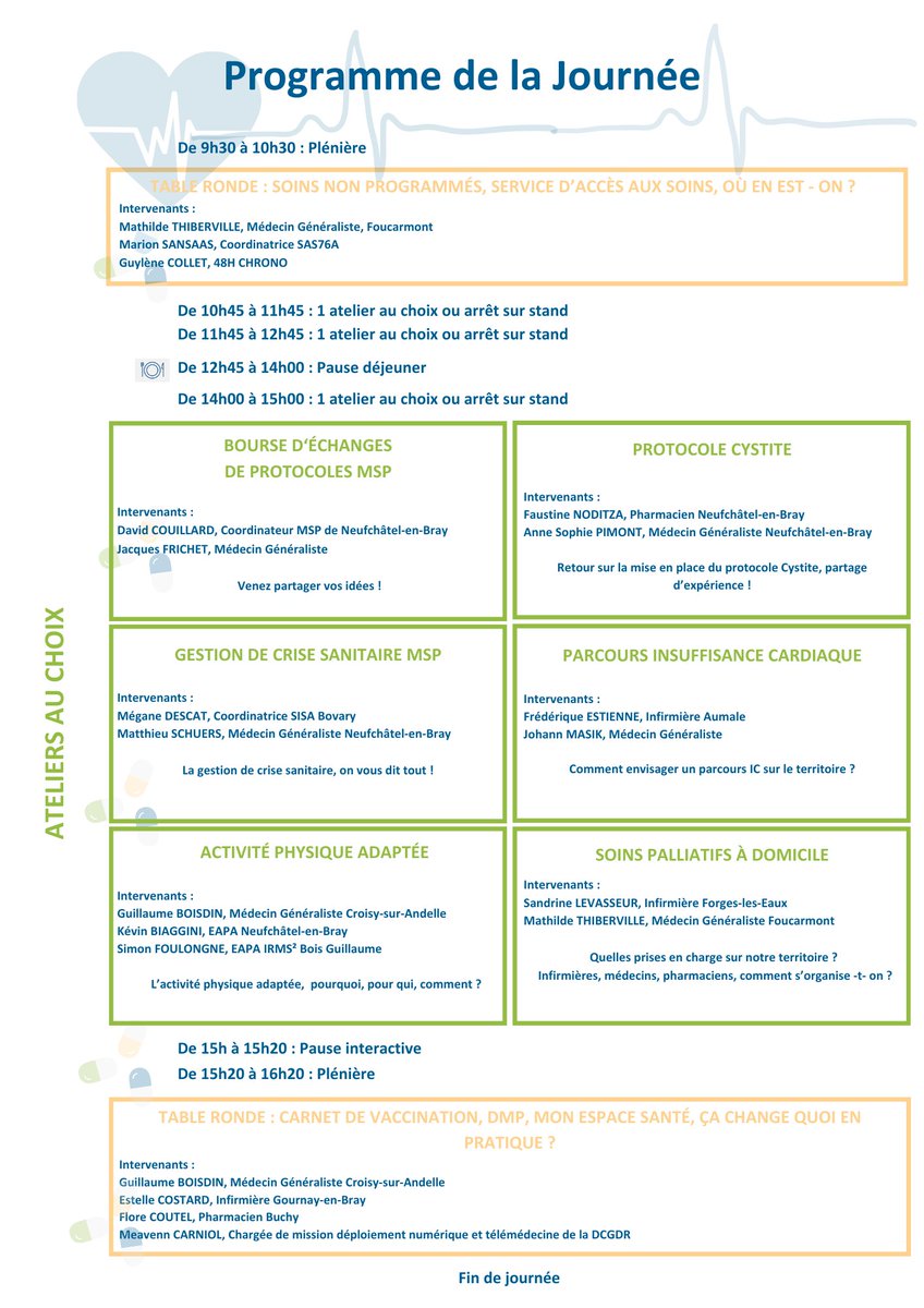 BrayCpts's tweet photo. 📢 Professionnels de Santé du territoire Bray &amp; Bresle 📢
La CPTS Bray &amp; Bresle organise une journée brayonne et bresloise, le 23 novembre 2023 au Domaine de Forges-les-Eaux !
Inscrivez-vous par mail à coordocptsbraybresle@gmail.com https://t.co/RMW5ZPPtdl