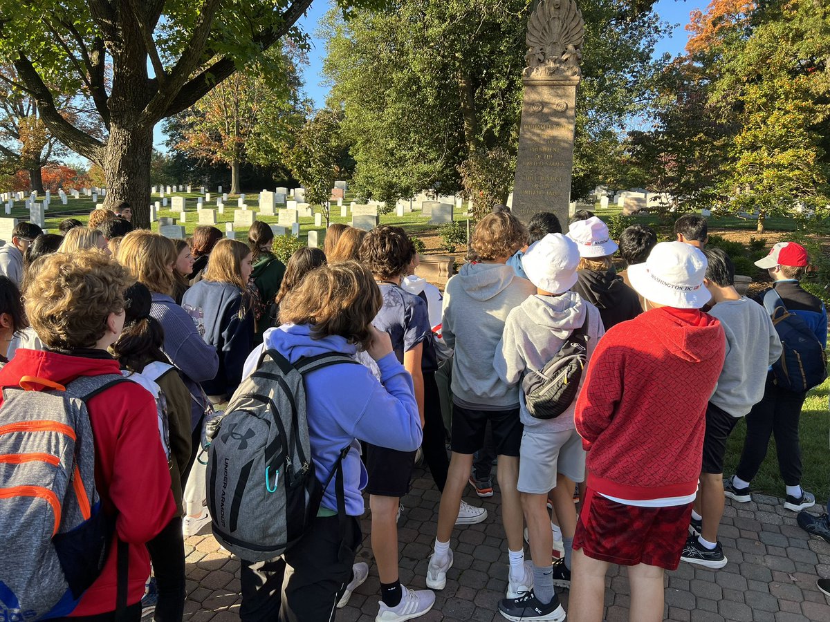 An awe-inspiring morning honoring some of Americas heroes at Arlington Cemetery. 

Bus 2 visited the resting places of war hero’s, President Kennedy, Ruth Bader-Ginsburg, President Taft, and Robert Todd Lincoln.