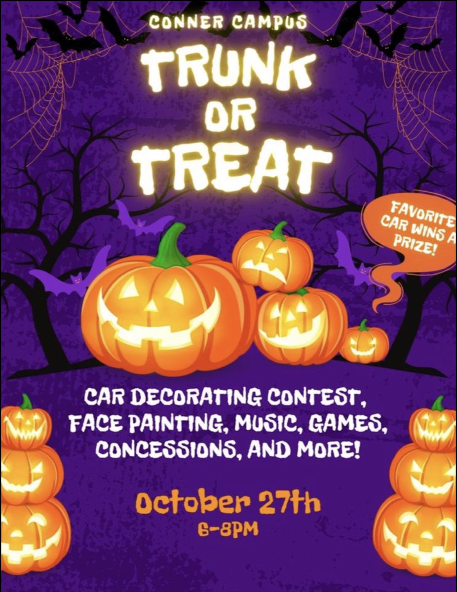 chs_sc_'s tweet photo. REMINDER TRUNK OR TREAT IS TOMORROW!!! I can’t believe it’s finally here-we can’t wait to see all of you in your costumes!! https://t.co/aQYmZd437y
