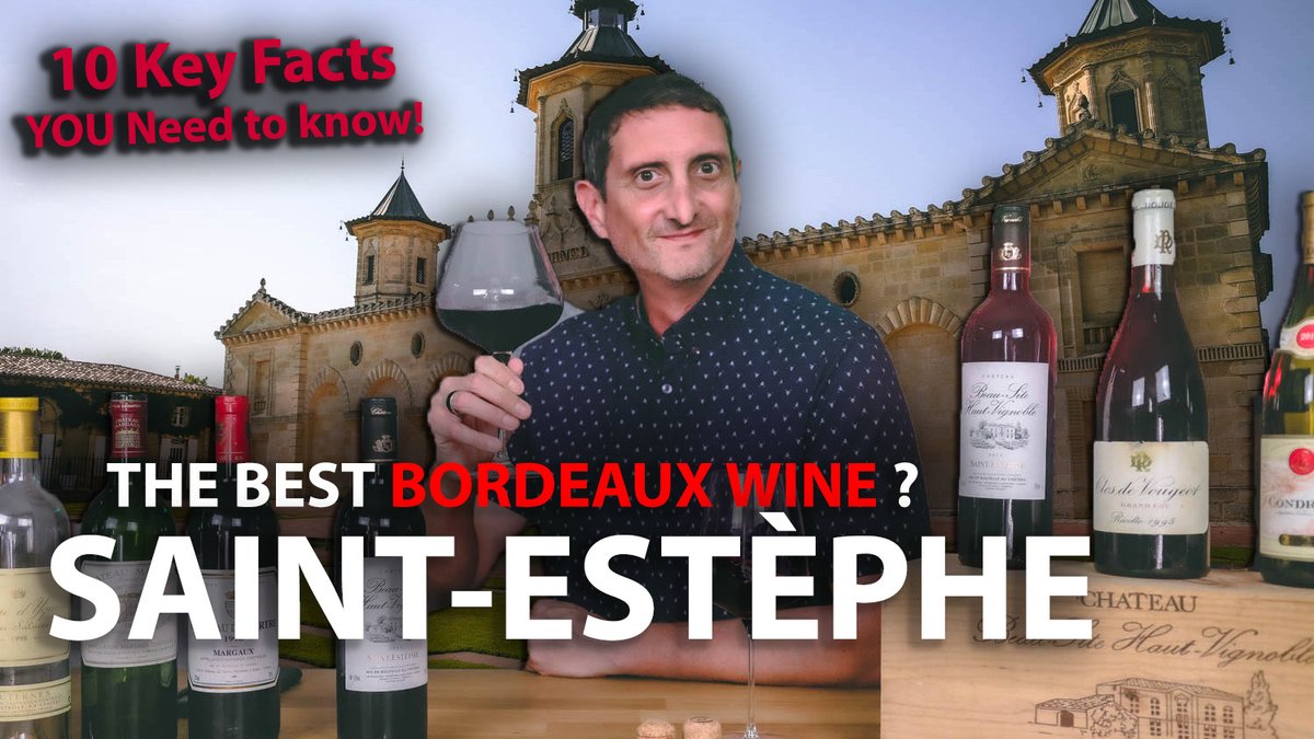 Is Saint-Estèphe #Wine better than Margaux, Saint-Emilion, Pauillac and Pomerol? Let's explain and understand St-Estèphe in video... My wine guide -> youtu.be/tgK_z09XdV4 #winelover with @BonnerPWP