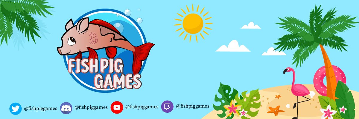Fishpiggames's tweet photo. Big shout out to @TiffanyyAddams for this amazing logo and banner. https://t.co/PeBlMvkc0F
