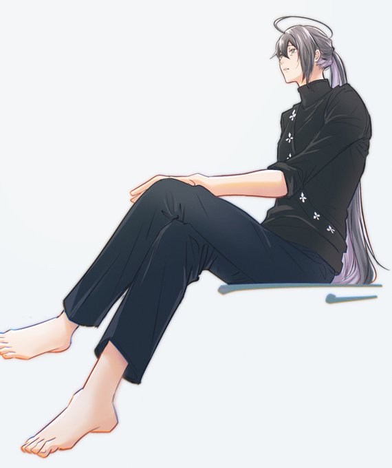 「crossed legs」 illustration images(Latest)｜21pages