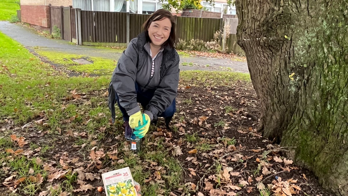 MuirGroupHA's tweet photo. A Muir estate will bloom when spring surfaces after staff got busy planting bulbs ahead of the winter months🌻🌹🪻
Staff teamed up with grounds maintenance provider, @TivoliGroupLtd to plant hundreds of bulbs at the Glebe Green estate in Winsford🏡🤩https://t.co/jVfRc4N7F2 https://t.co/lf8lBf2IkD
