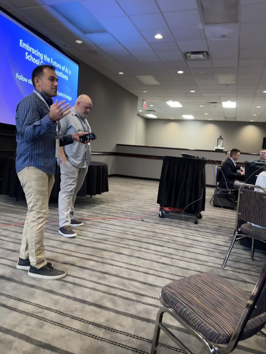 MOSPRApros's tweet photo. MOSPRA Fall Conference
Pre-Conference Special Workshop- “Exploring The Potential of ChatGPT” - covering AI in School Communications with Brad Jones from Carefully Crafted. #MoFall23 https://t.co/EEXABHk0hS