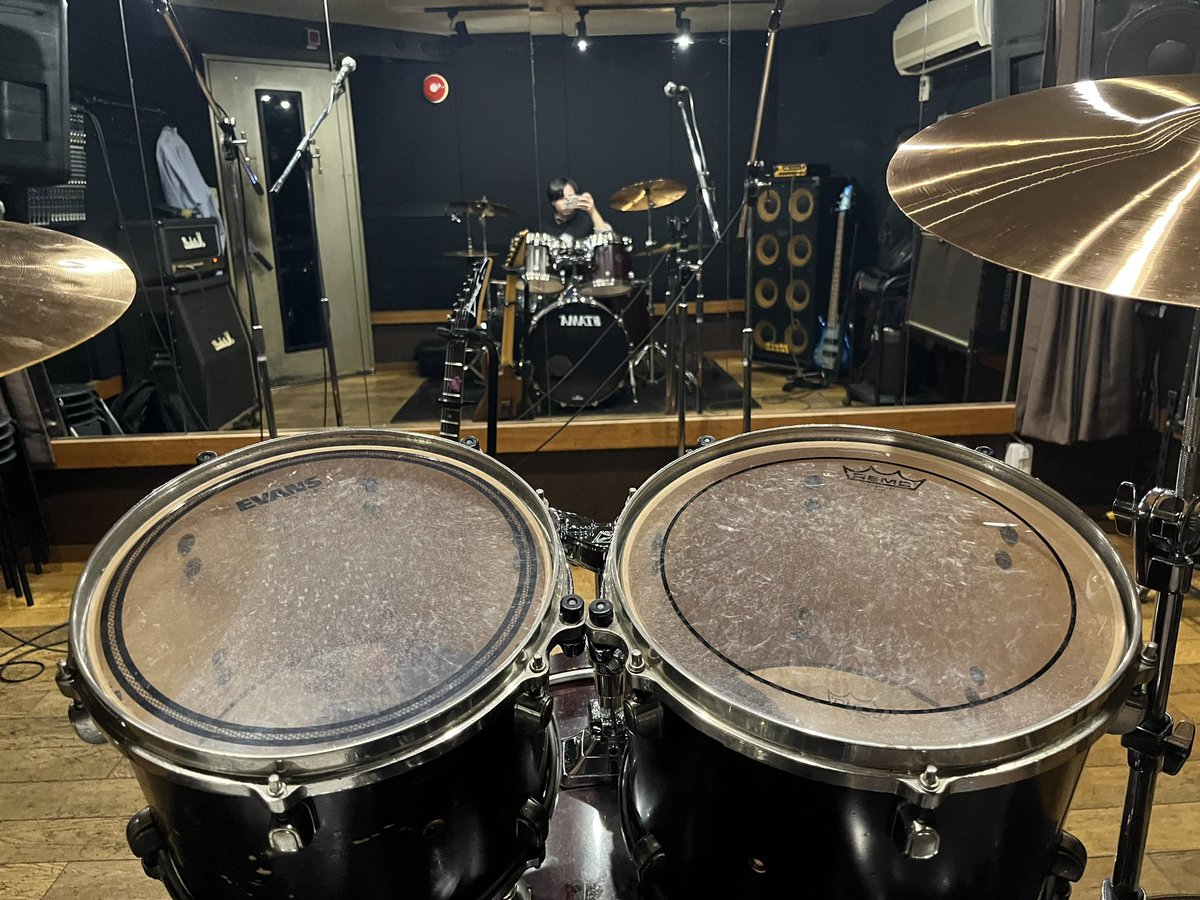 michiru_drums's tweet photo. epochlips最終練習だったよ！！！！
いつもの練習場所が会場になるの新鮮すぎ！楽しみだ！ https://t.co/bo1qGt9iRn