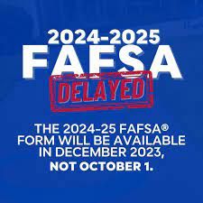 The #FAFSA (Free Application for Federal Student Aid) typically opens on October 1st of each year for the following academic school year. This year the 2024-2025 FAFSA form is being revised and will not be available until sometime in December 2023.