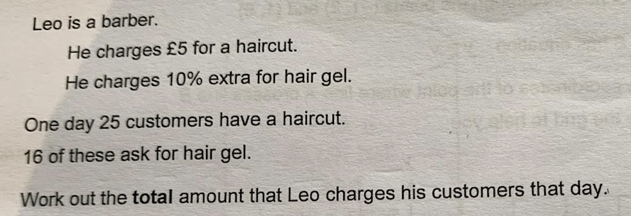 Hi folks, I've had a help request from a friend re: their son's GCSE maths homework. The teacher marked their answer wrong, but it looks fine to me. Obviously I now doubt my basic maths. If you can post an answer, that would be great. Bonus marks for showing your working 🙂
