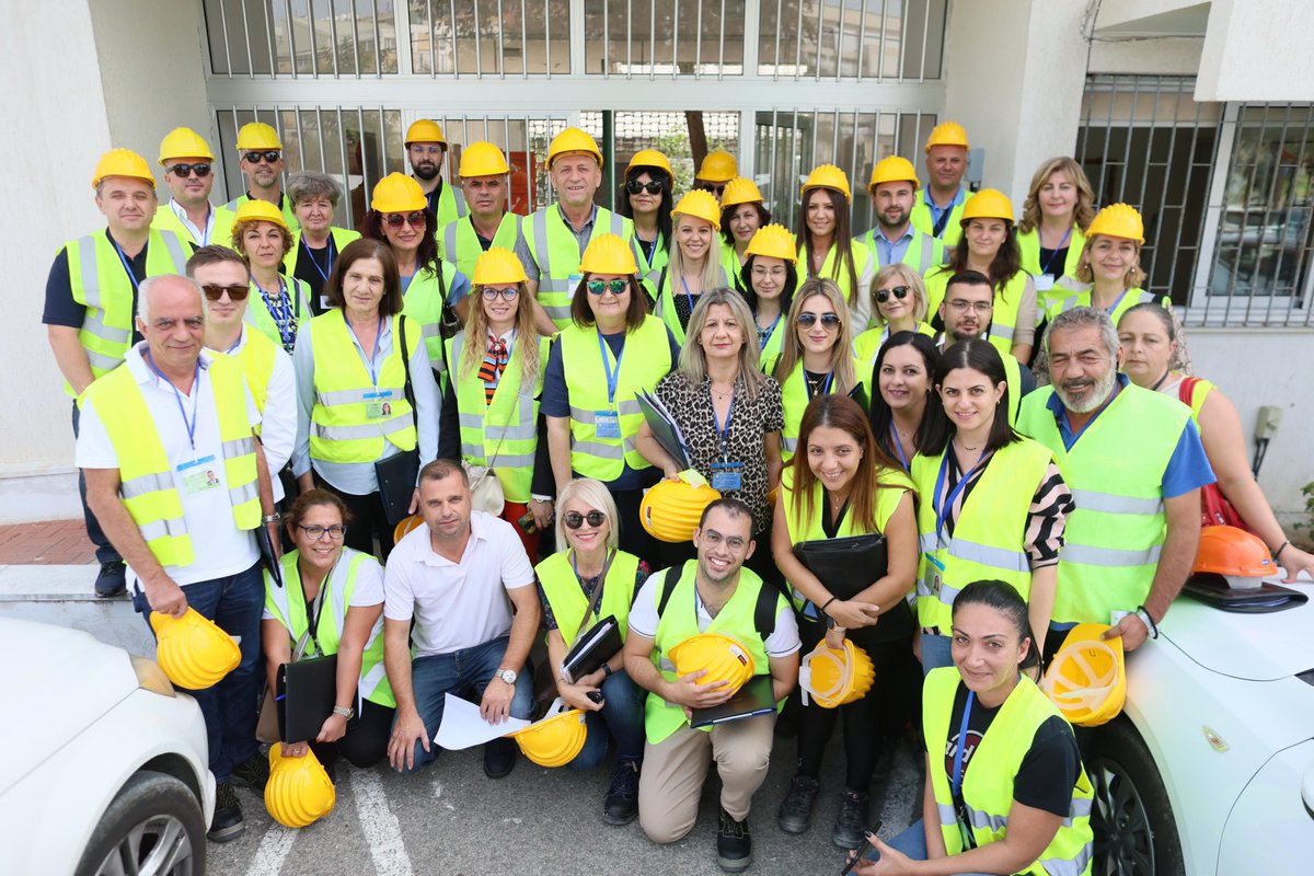 rccESAP's tweet photo. 👷‍♂️🏗️ Exciting Day 1 on @rccint #ESAP2 Study Visit to #Cyprus Labour Inspectorate: Real-life site inspections, learning by doing, picking up new knowledge &amp; practices with diverse delegation of over 20 partners from  #WesternBalkans enforcement authorities. https://t.co/VJleAu8OvV