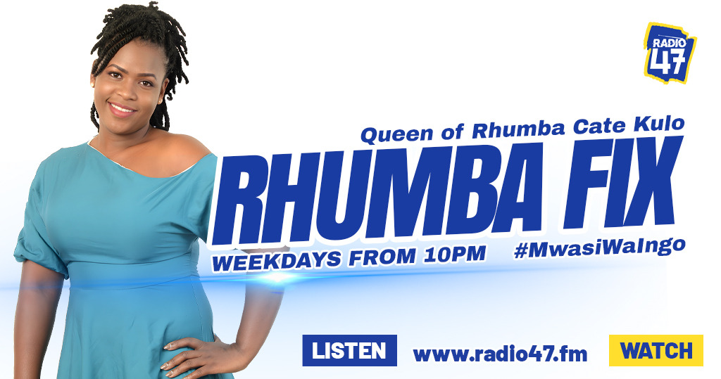 Karibu ndani ya #RhumbaFix #TBTEdition naye Queen of Rhumba @CateKullo Mwasi Wa Ingo. #HapaNdipo 

Wavuti: radio47.fm