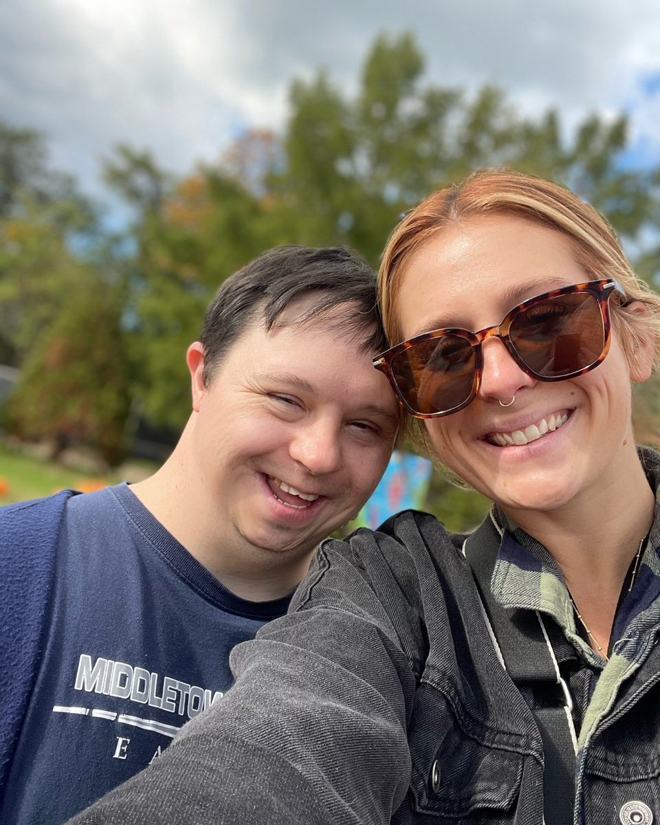 ArcofMonmouth's tweet photo. ๐ #FunFallActivities with the TAZ #CommunityInclusion group!๐ Everyone explored the pumpkin patch, carefully selecting the perfect pumpkins, and indulged in donuts! Moments like these make the season even brighter! ๐๐ฉ #Autumn23 #DownSyndromeAwarenessMonth #ArcofMonmouth https://t.co/0V6qujTqg3