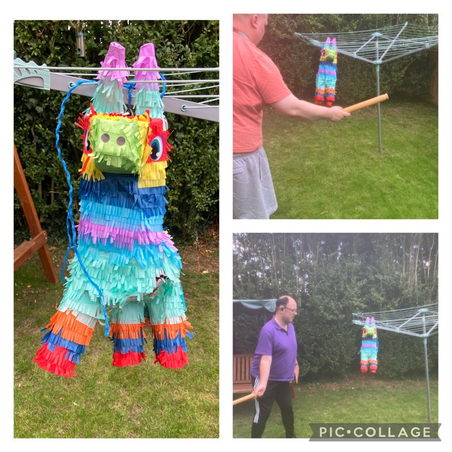 One of the last barbecues of the year for Wayfield. And it was time to celebrate with a pinata, which was a lot harder to break than anybody ever realised! #TheKentAutisticTrust #KAT #autismawareness #autism #MakeADifference #supportworker #support #autismlife #charity #BBQ
