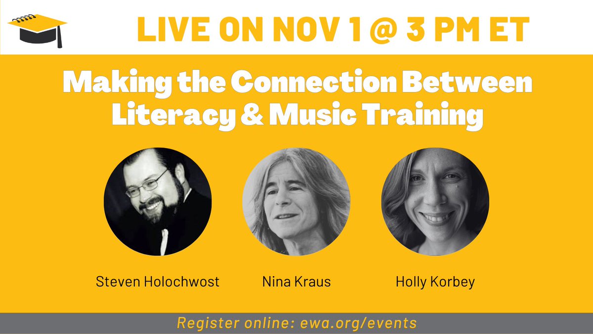 Recent media coverage focuses on the science of reading, but what about the sound of reading?

Studies show music training can translate into an academic boost, with gains as dramatic as 17 and 26 points in math &amp; English.

Learn more at a Nov. 1 webinar: ow.ly/fkiC50Q15pa