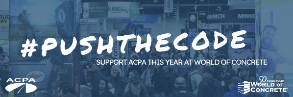 COWYACPA's tweet photo. The 50th Annual World of Concrete (WOC) Show takes place January 23-25, 2024 at the Las Vegas Convention Center. 

Use promo code A14 when registering for this year’s show to receive $25 exhibits-only registration* and to support ACPA. 

Register HERE: https://t.co/T9n9IdktJH https://t.co/q8piZSvI7F