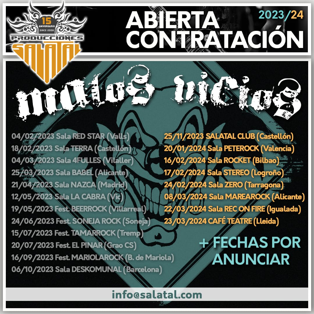 ¡¡PRIMERAS FECHAS PARA 2024!! 🔥

Tenéis donde elegir para empezar el año con una buena dosis de punk-rock. 

🤘🏼🤘🏼🤘🏼🤘🏼

Contadnos, ¿dónde vais a venir a vernos? 📌