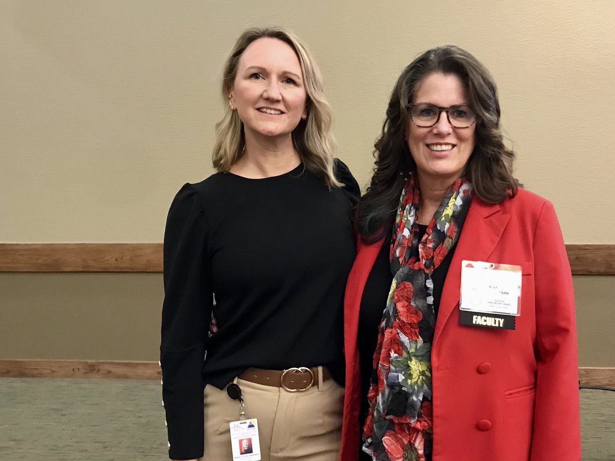 Having a great time @ 2023 Annual NC Association of Public Health Nurse Administrators: Reigniting the Passion &amp; Facing the Future Together!  Opening address: State of Public Health Nursing by Stacie Turpin Saunders &amp; @DrNurseironman <a href="/spahec/">South Piedmont AHEC</a> #NCAPHNAReignite2023