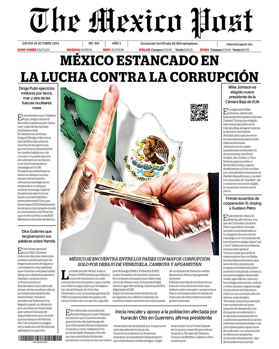 ElInformanteMX's tweet photo. 🙌🏻Buenos días, les compartimos las portadas de los diarios más importantes en #México🇲🇽, para este #Jueves 26 de Octubre.
Recuerden que hoy el programa #HoyNoCircula aplica para vehículos con engomado #verde🟢, terminación de placas 1 y 2, holograma 1 y 2. #CDMX #Edome https://t.co/19keqcSidJ