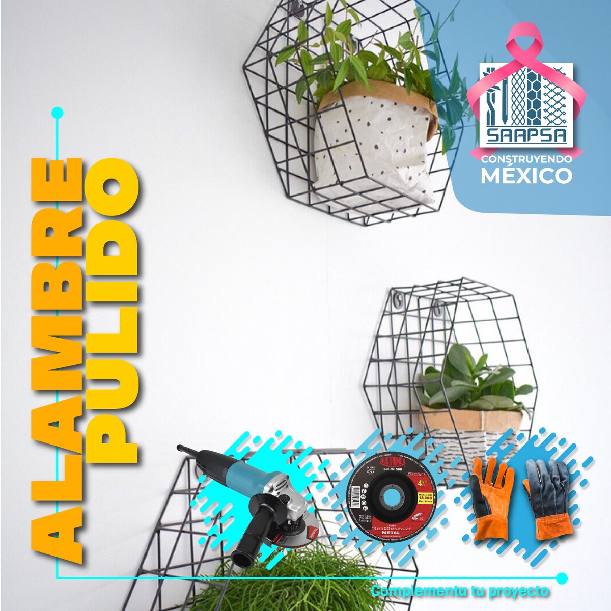 SAAPSA2's tweet photo. ✨ Descubre la magia del Alambre Pulido: un toque de brillo en cada creación. ✨
Mira cómo este alambre transforma objetos comunes en piezas brillantes y únicas. ✨
Listo para transformar tus ideas
#AlambrePulido #CreatividadBrillante #HazloTúMismo #SAAPSA #SomosFabricantes https://t.co/sueyTr6PWj