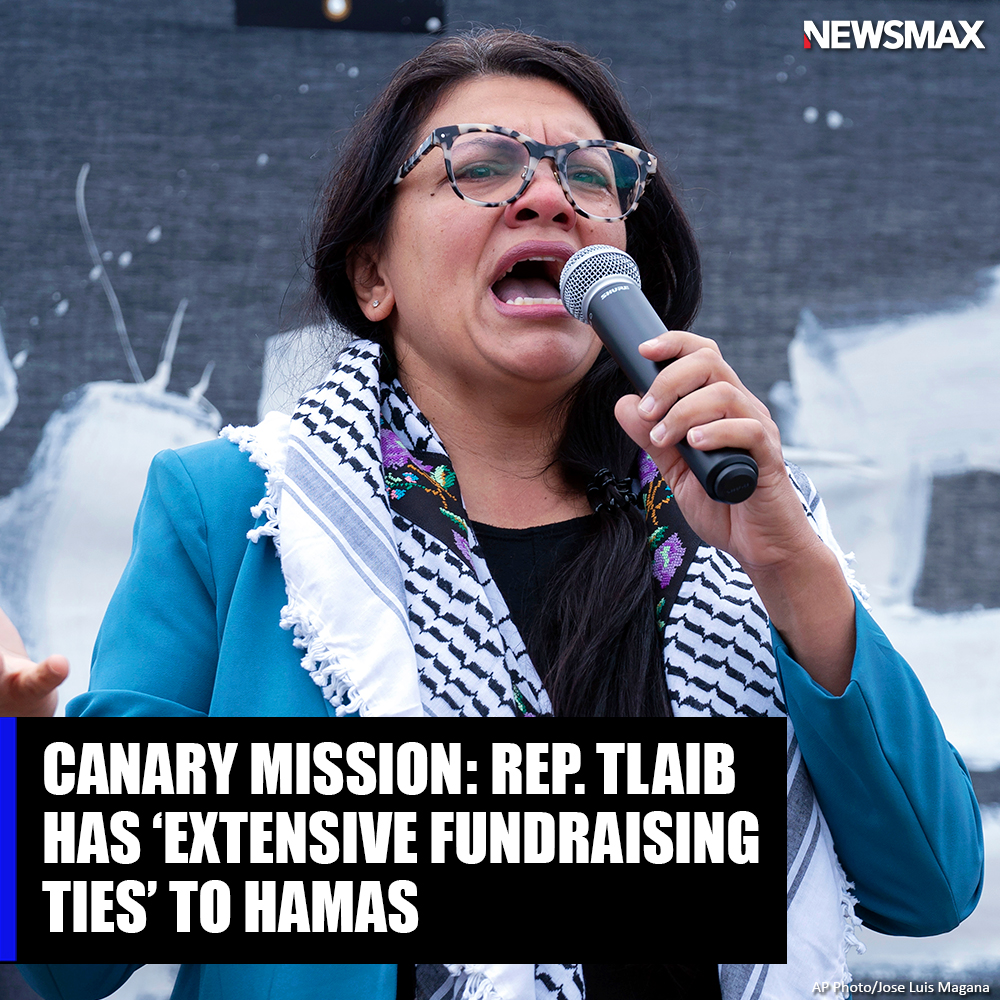 HAMAS CONNECTION: Rep. Rashida Tlaib has "extensive fundraising ties to Hamas supporters" and hired three activists with links to the terrorist organization to fundraise for her 2018 campaign, according to the watchdog group Canary Mission. MORE: bit.ly/40fux0G