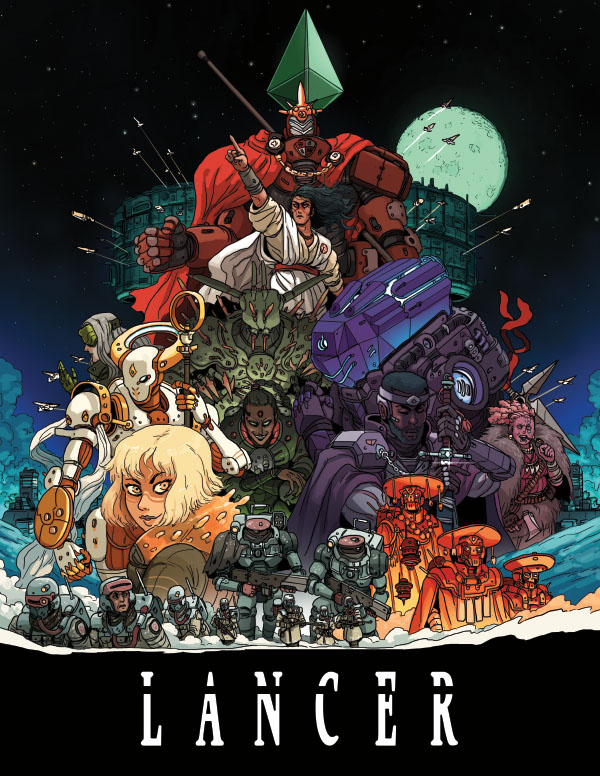 The #Lancer Tabletop Roleplaying Game Core Rulebook will be presented by Dark Horse Books and @Lancer_RPG and is poised to provide tabletop gaming with an entirely new, far-flung science fiction future to explore on game night! Coming Spring 2024--details: bit.ly/3ZD1XFS