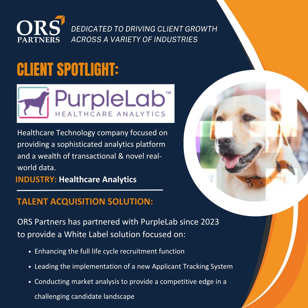 ORS Partners has worked with PurpleLab since June of this year. PurpleLab is a healthcare technology company, and since our partnership began we have worked on improving their recruitment function, implementing a new ATS, and conducting market analysis.
hubs.ly/Q026S2q90