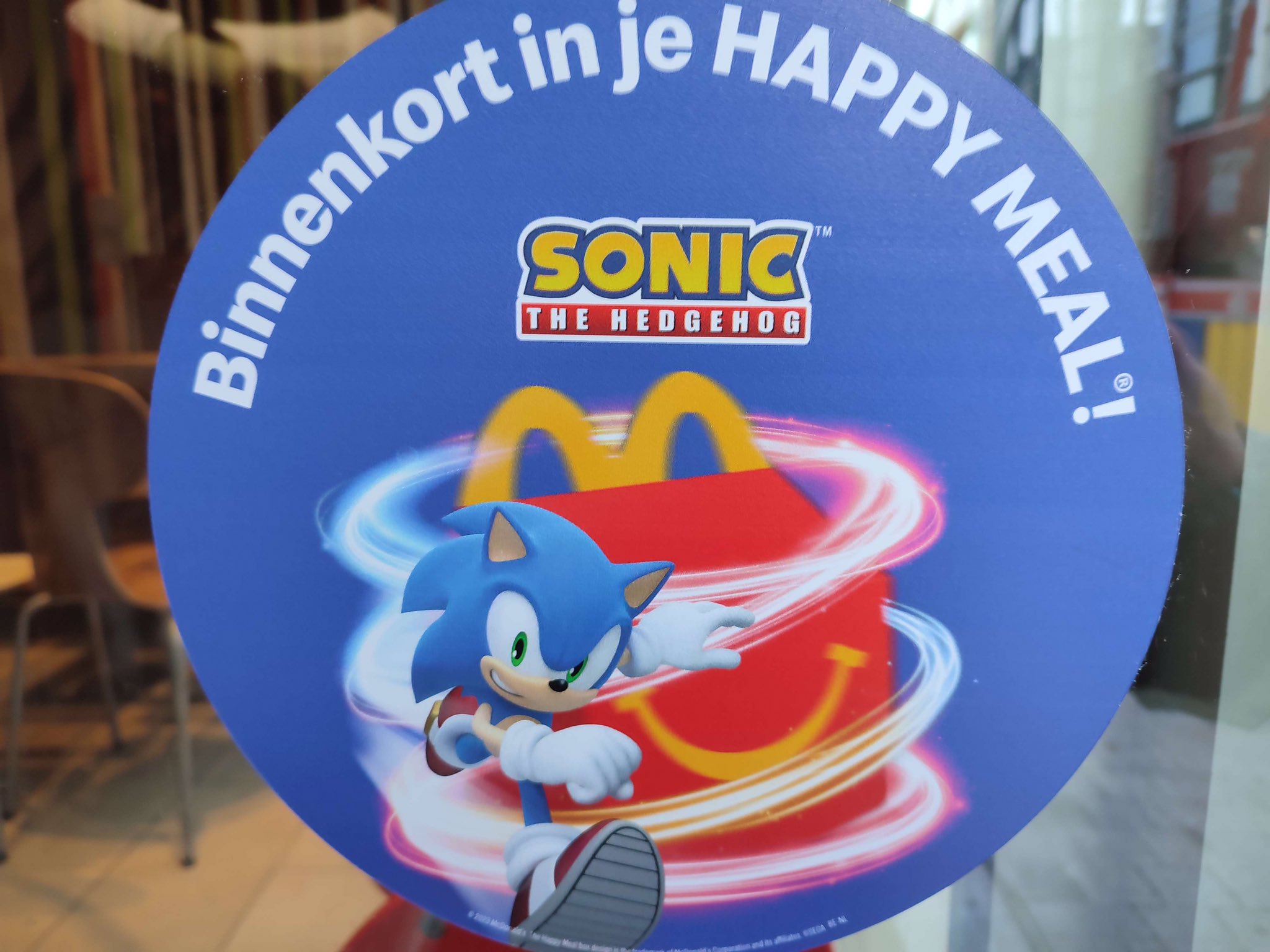 Mc Donalds Happy Meal 2023 - Sonic The Hedgehog RARE