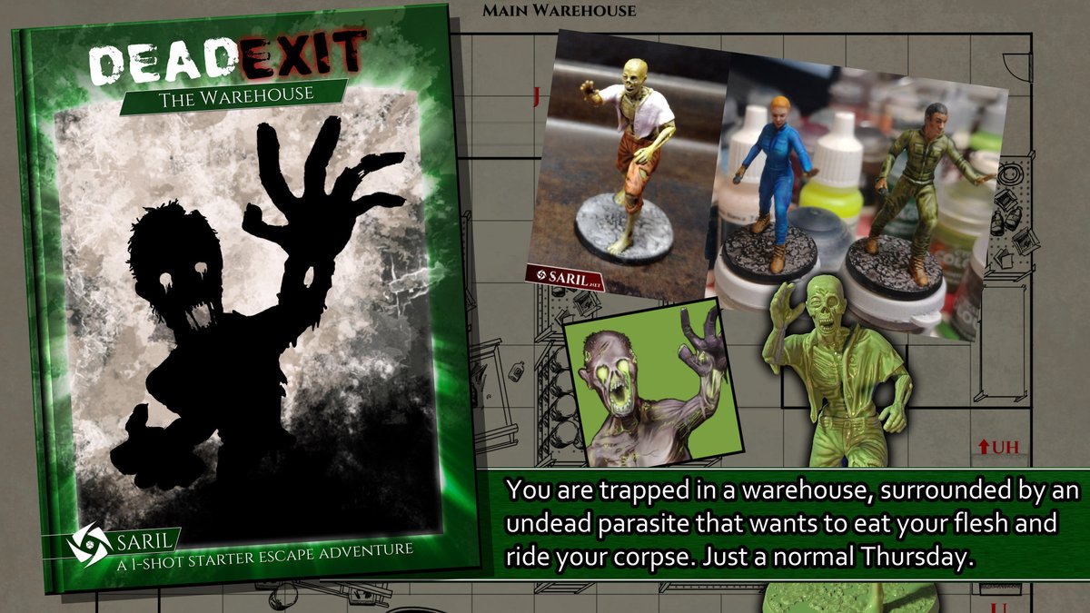 GrahamNStewart's tweet photo. Thanks peeps! The Kickstarter is funded! You also get The Warehouse: a zombie apocalypse escape room adventure. You can play this one with no DM in choose your own adventure style... but you'll probs die. 
https://t.co/LU8aIzLs4D
#TTRPG #DnD #Chooseyourownadventure #Kickstarter https://t.co/KEeKPrVxix